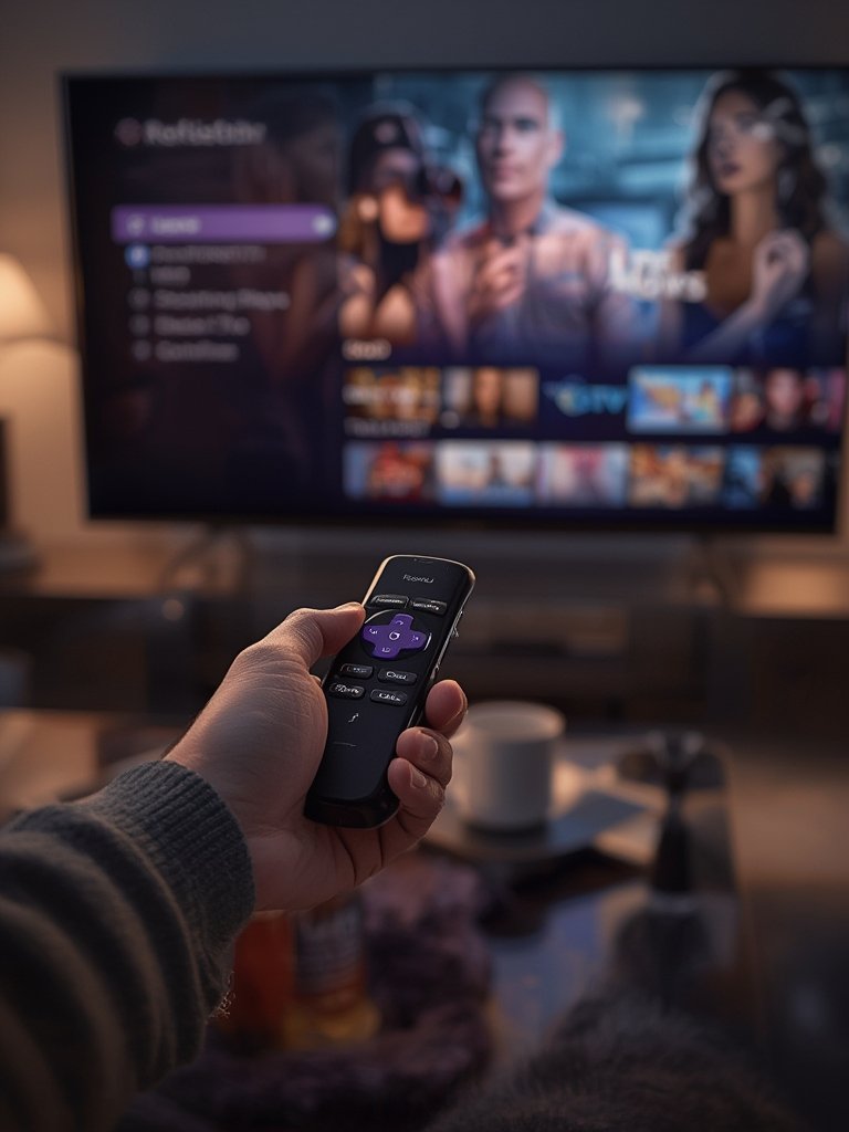 roku stick in action