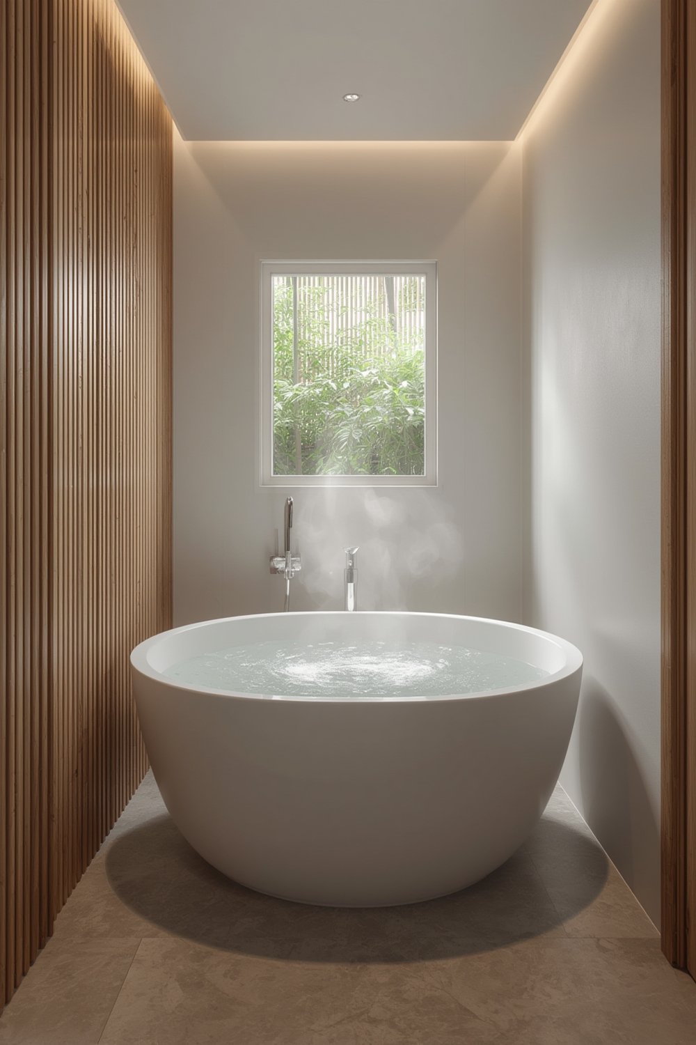 Japanese soaking tub small bathroom - Illustration 1