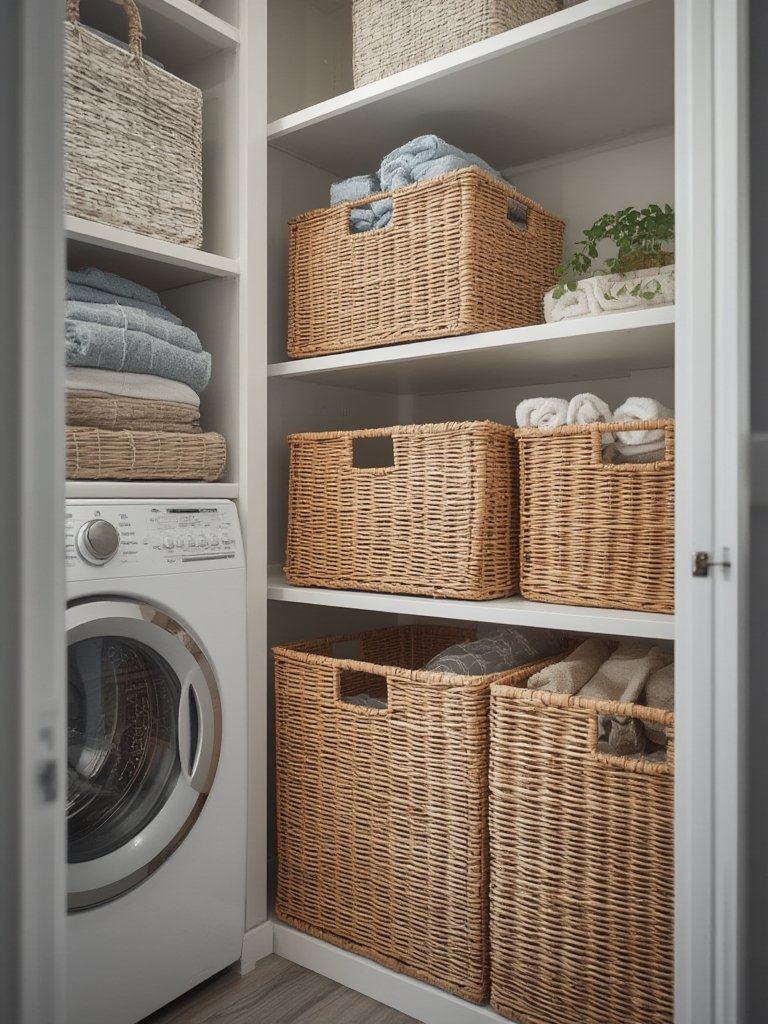 weave basket in action