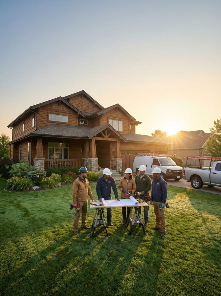 Transactional: User wants to find and hire reputable home improvement contractors.