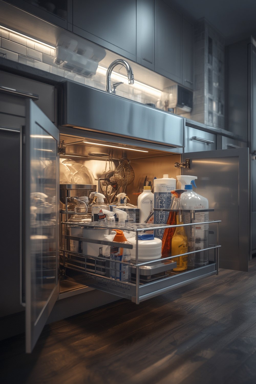 under sink pull out organizer