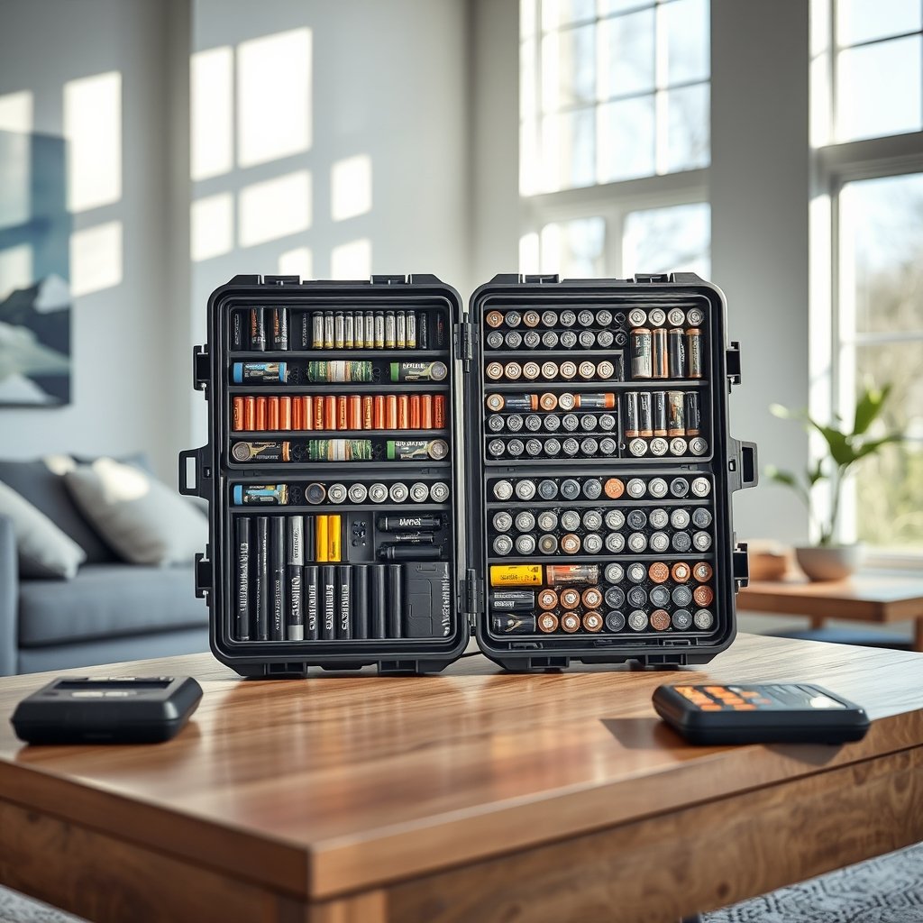 battery organizer product view