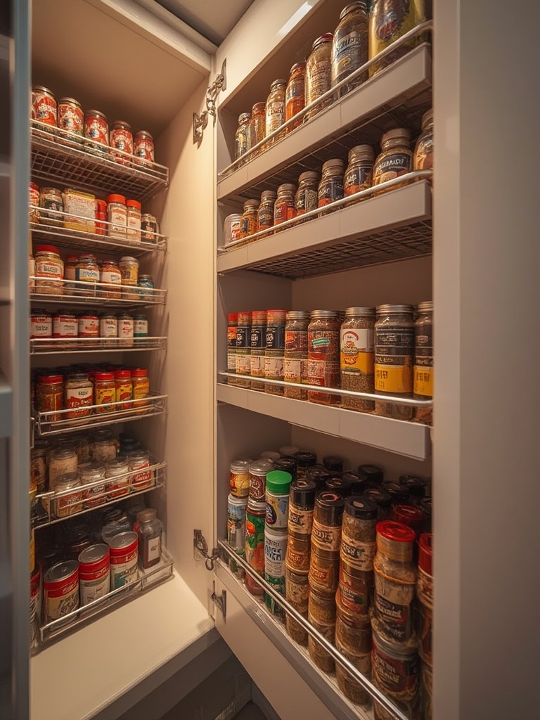 spice organizer in action