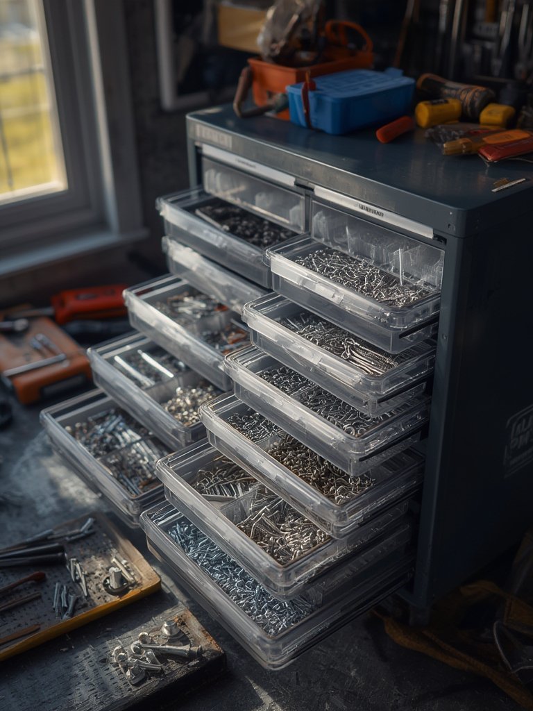 tool organizer in action