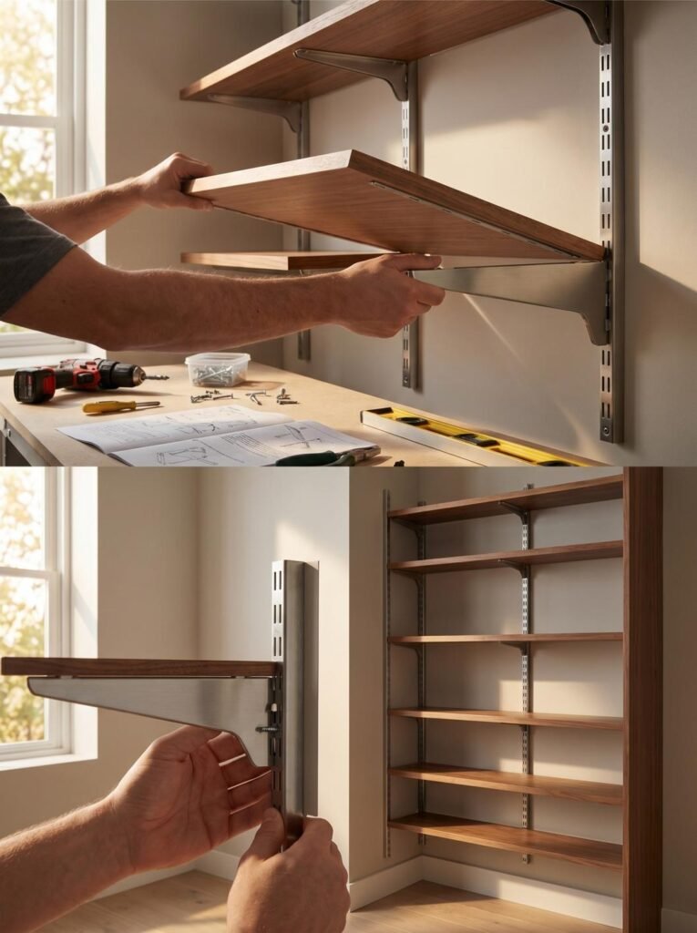 Space-Saving Storage, Modular Closet Solutions, Customizable Shelves