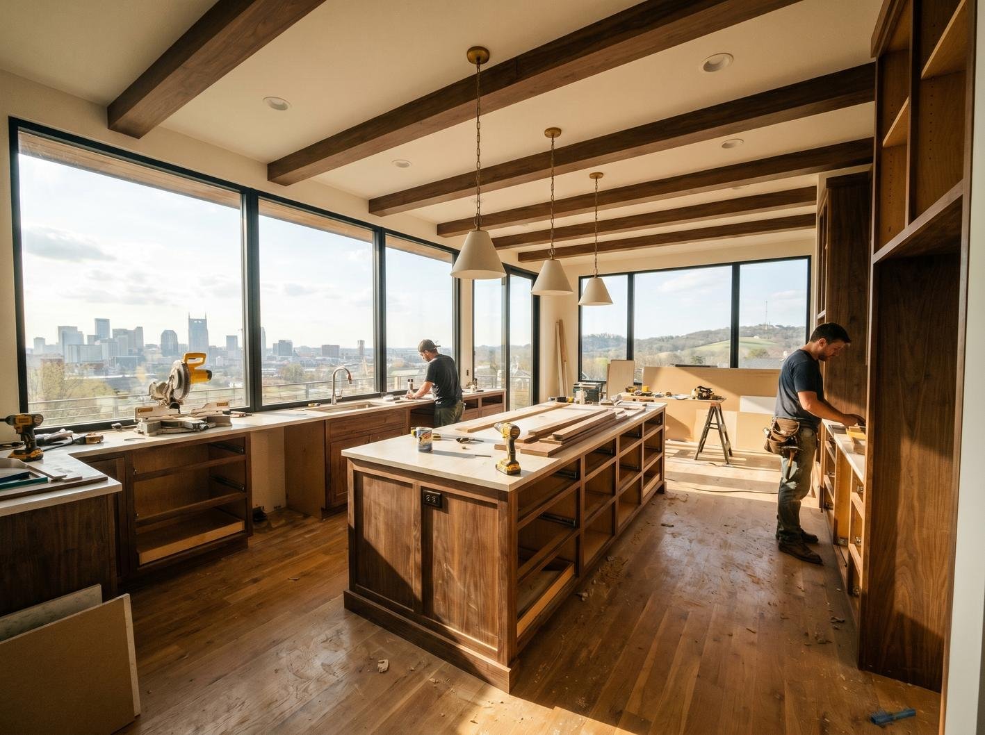 Informational: User wants to discover expert tips and solutions for renovating kitchens in Nashville.
