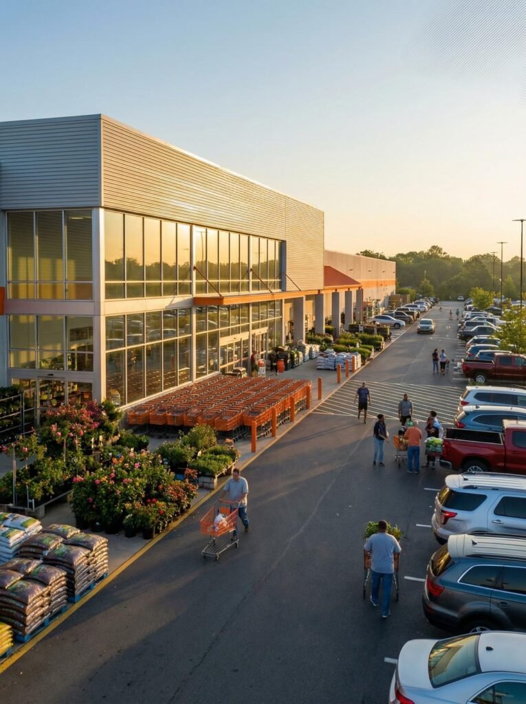 Informational: User wants to find out if Home Depot is open today, including store hours, holiday schedules, and tips for shopping.