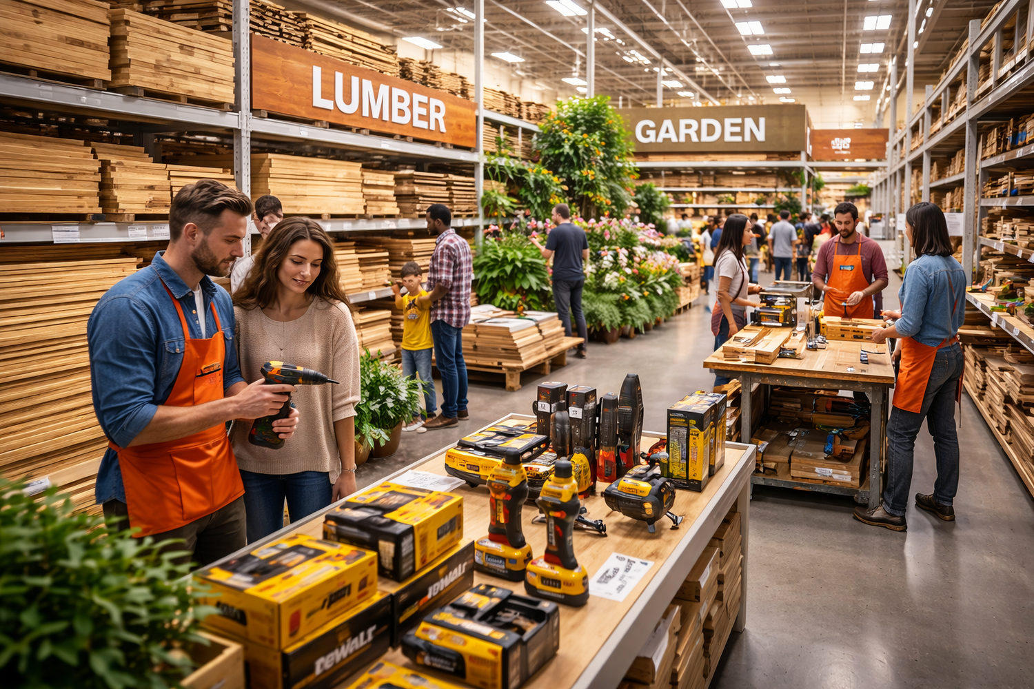 Informational: User wants to find and explore Lowe's Home Improvement options in Upland, including store details, products, and services.