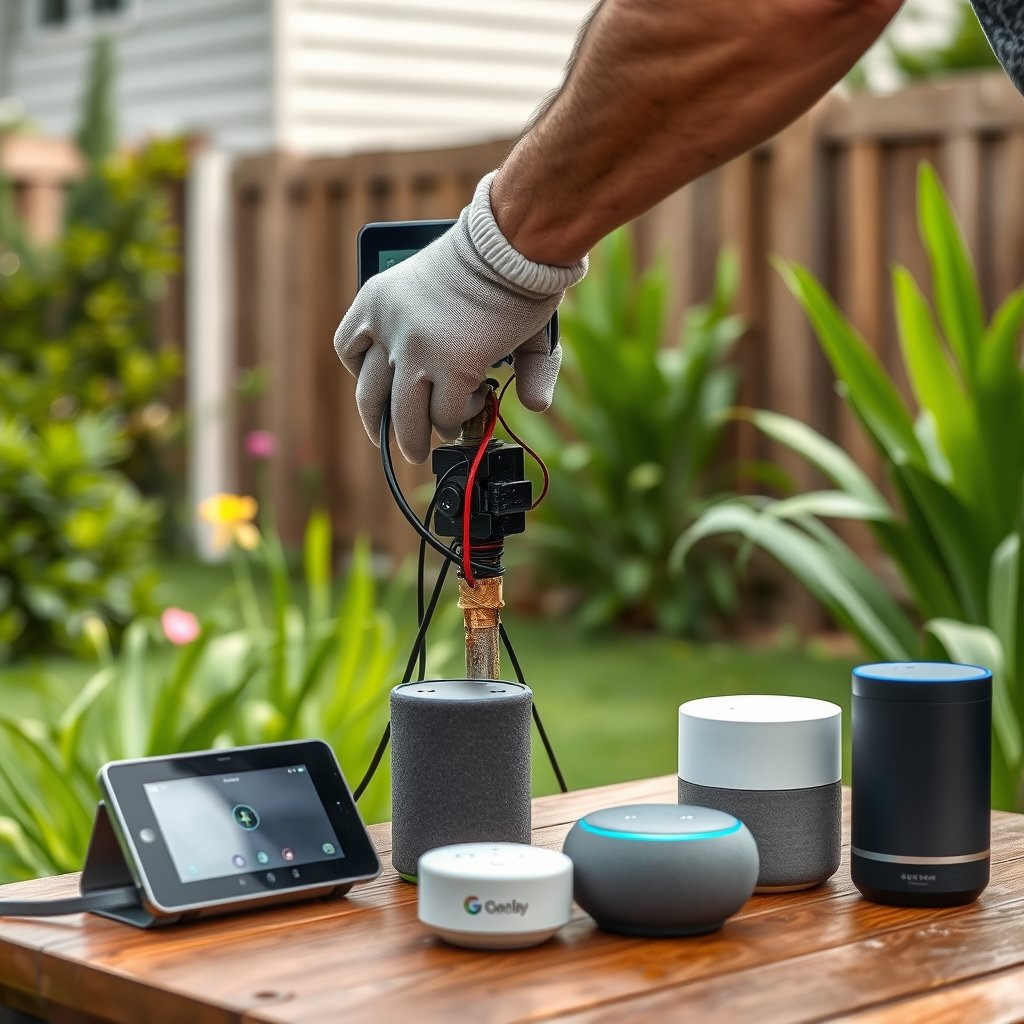 Smart Home Sprinkler - Illustration 2