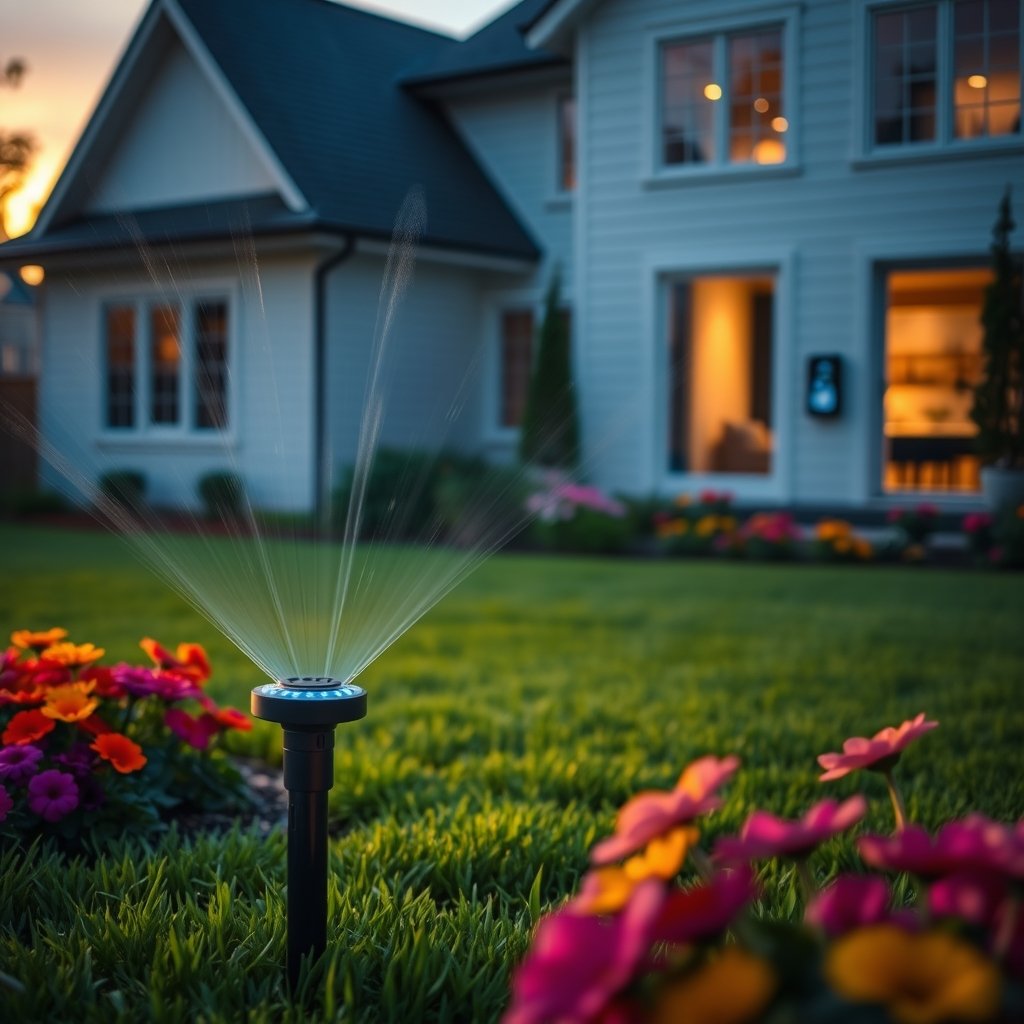 Smart Home Sprinkler - Illustration 1