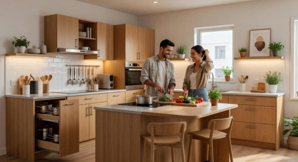 Informational: User wants creative and practical tips for renovating a small kitchen.