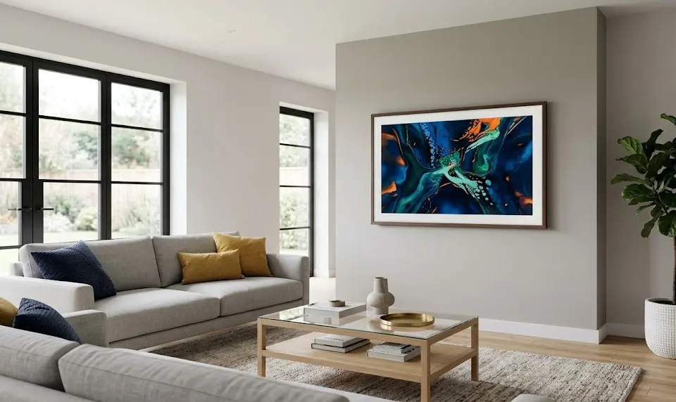 Smart Art Frame: 7 Amazing Ways to Enhance Your Decor (Proven Guide) 2 digital picture art frame, app controlled art frame, smart wall art display, WiFi digital art frame, rotating digital artwork frame