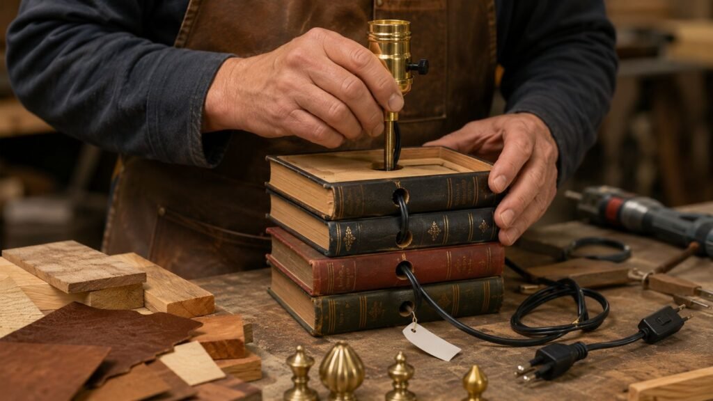 Stacked Book Lamp: 7 Amazing Ways to Elevate Style (Proven) 3 stacked book lamp