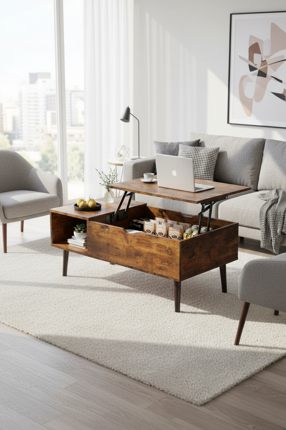 Lift Top: 7 Ultimate Secrets For Best Coffee Table Solutions In 2026 2 Lift Top in action