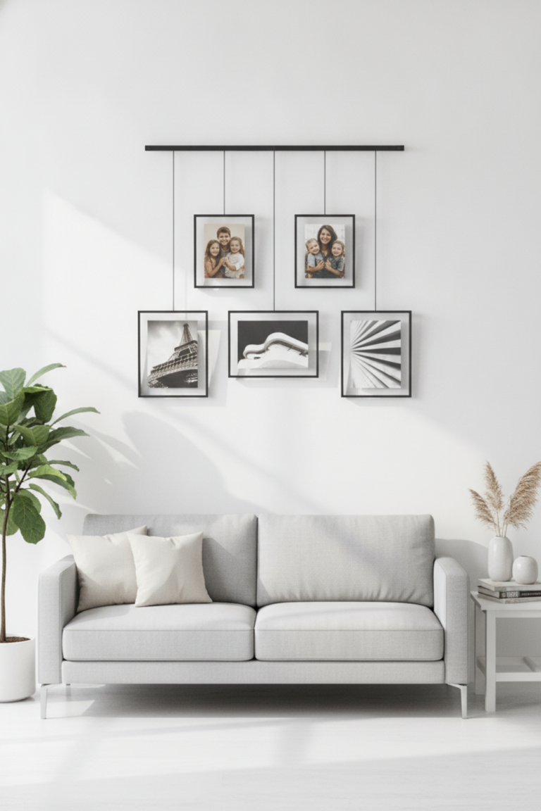 modern photo display