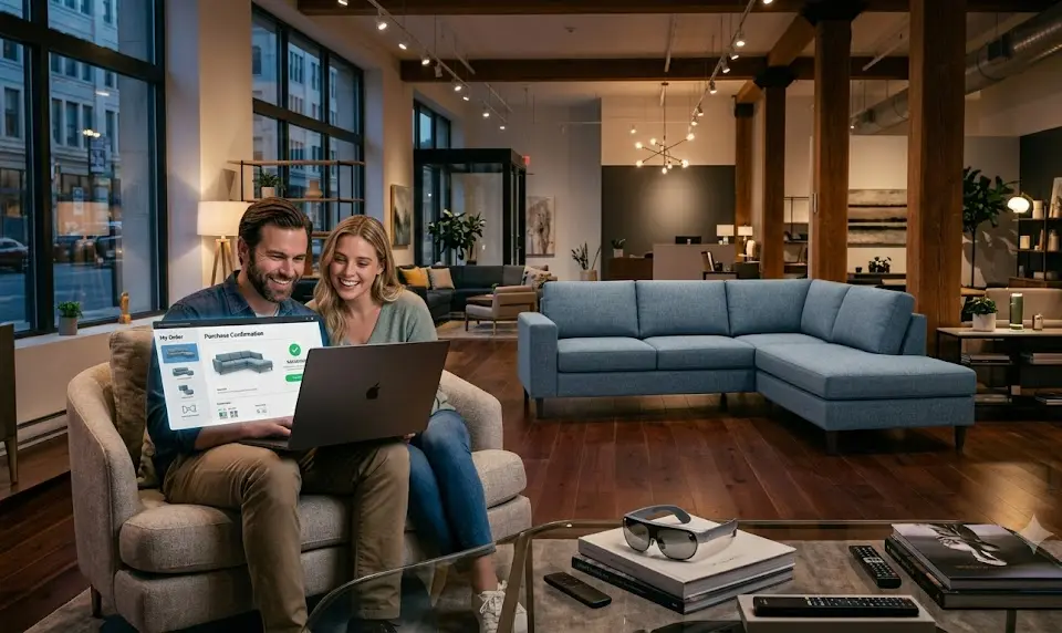 3D Furniture Configurator: 7 Best Ways to Increase Sales (Proven Guide) 4 Custom sofa builder online, visual CPQ furniture, build your own sectional