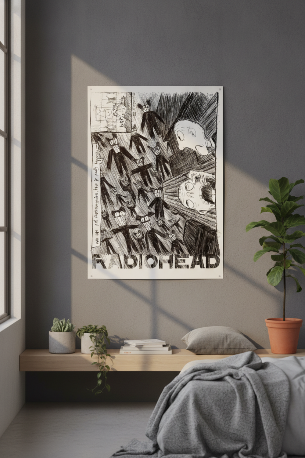 Radiohead poster product view