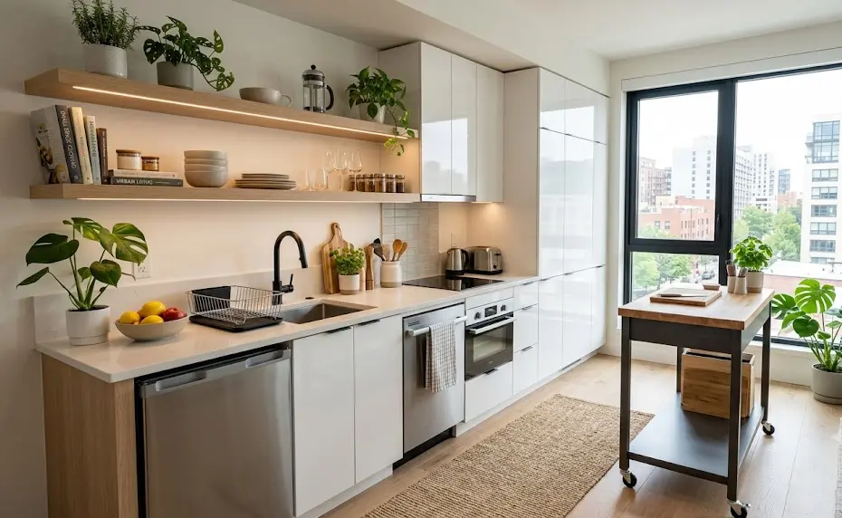 tiny kitchen ideas, small kitchen storage ideas, small kitchen organization ideas, small apartment kitchen ideas, space-saving kitchen ideas, small kitchen layout ideas, modern small kitchen ideas