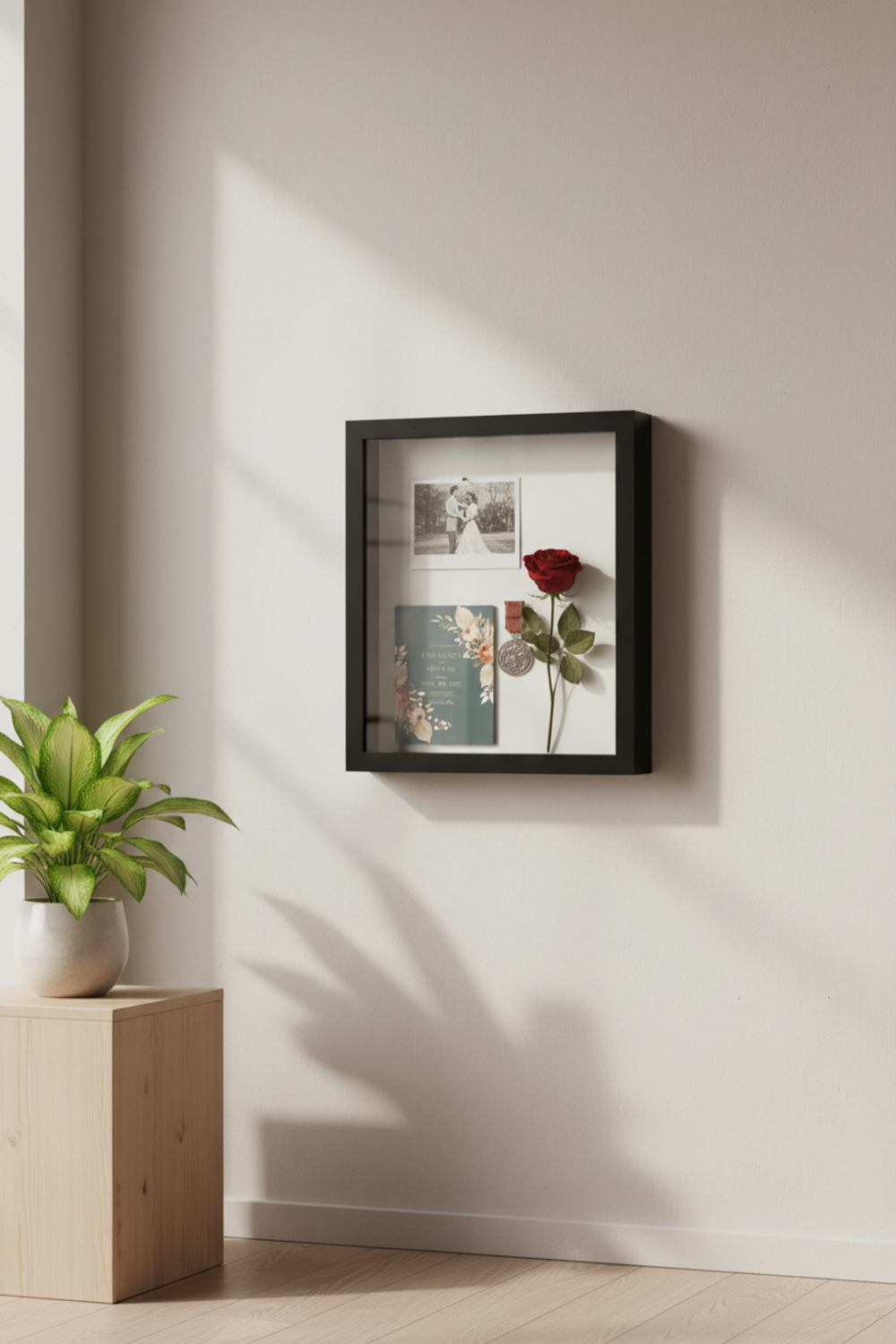 shadow box in action