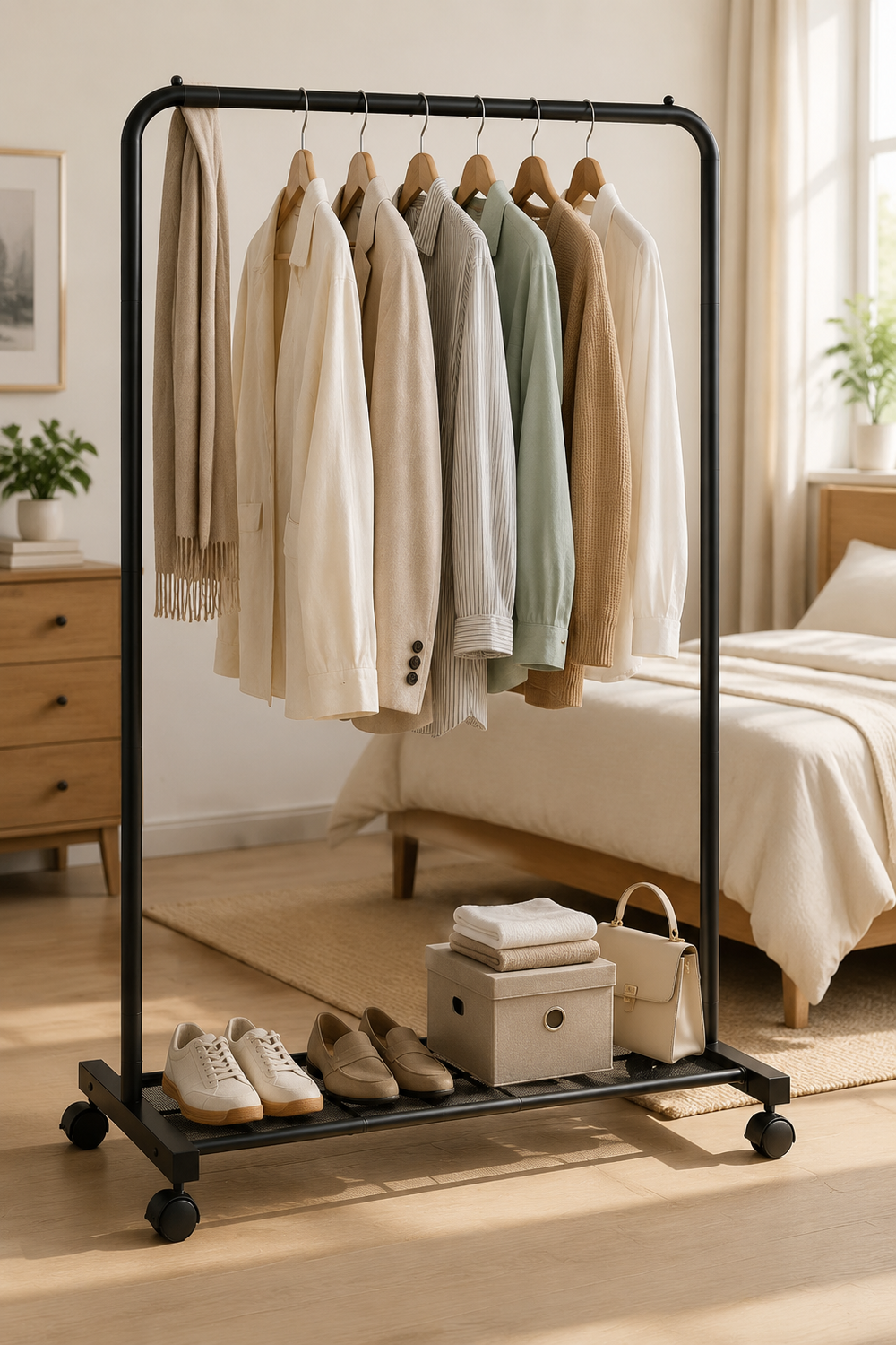 garment rack product view