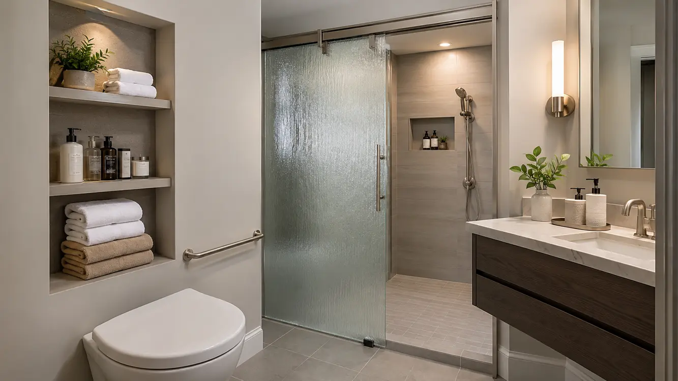 Guest Bathroom Ideas: 9 Amazing Ways to Create a Hospitality-Ready Retreat (Proven Guide) 1 small guest bathroom ideas; guest bathroom ideas decor; guest bathroom makeover ideas; guest bathroom shelves; guest bathroom vanity decor; guest bathroom wallpaper ideas; guest bathroom essentials; guest bathroom towels