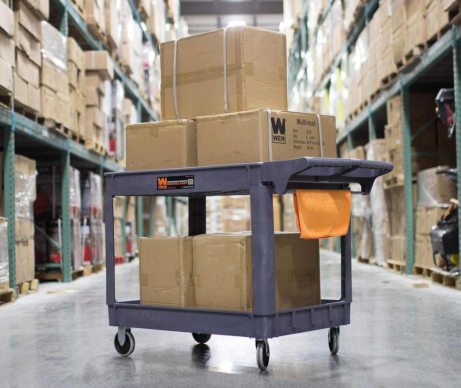 wheeled cart