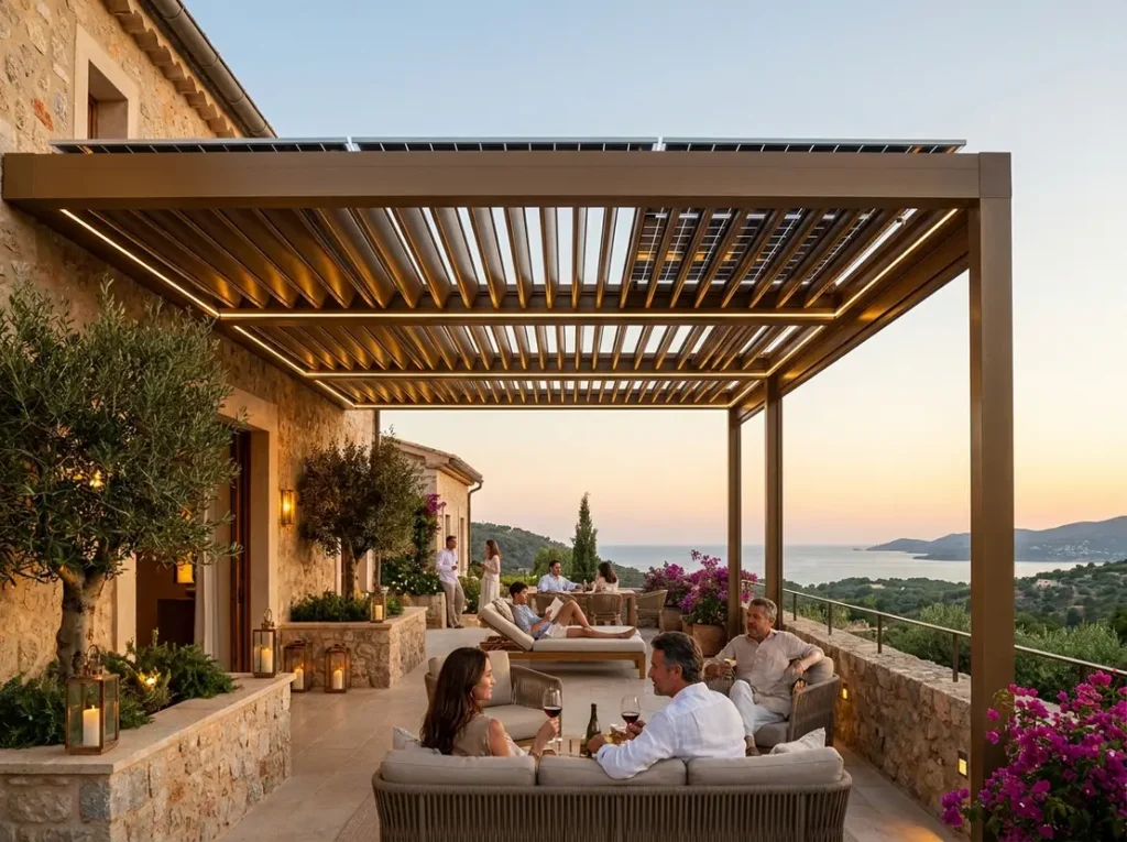 Bioclimatic Solar Pergola