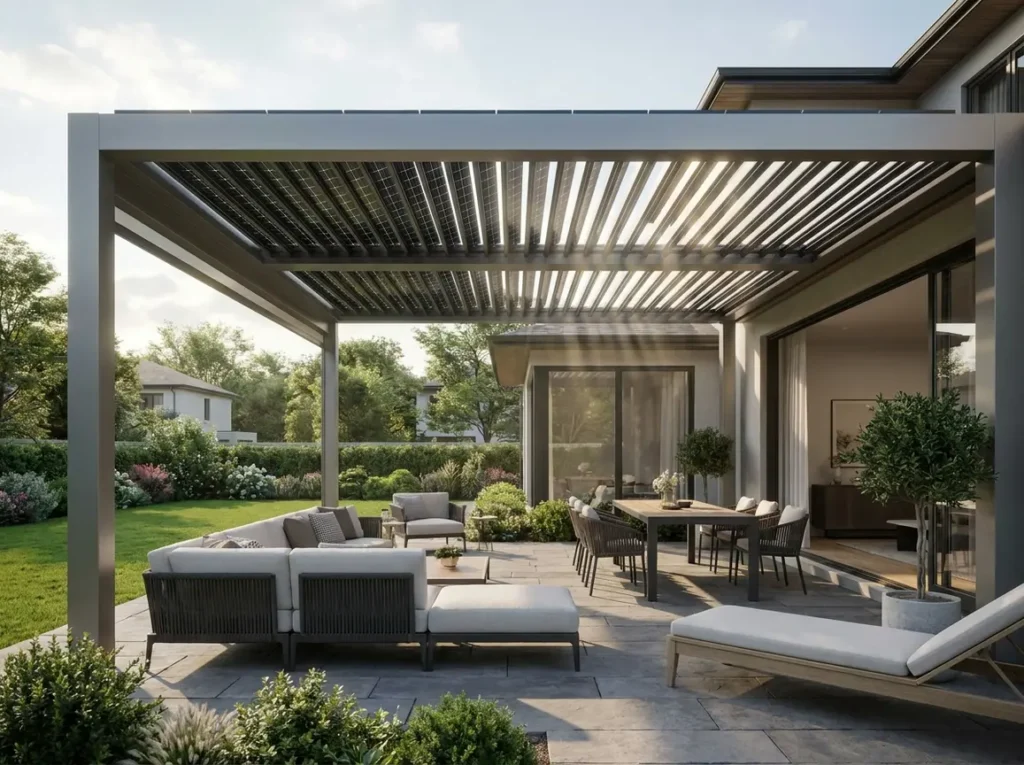 Bioclimatic Solar Pergola