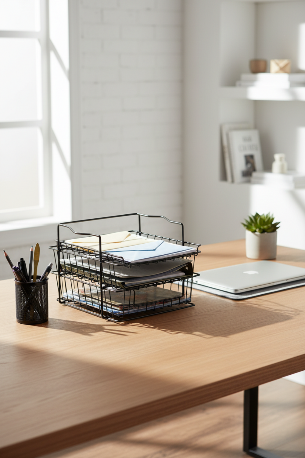 wire desk tray