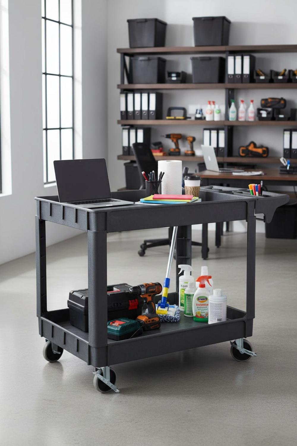 Utility Cart: 7 Ultimate Steps For Amazing Organization In 2026 2 Utility cart in action