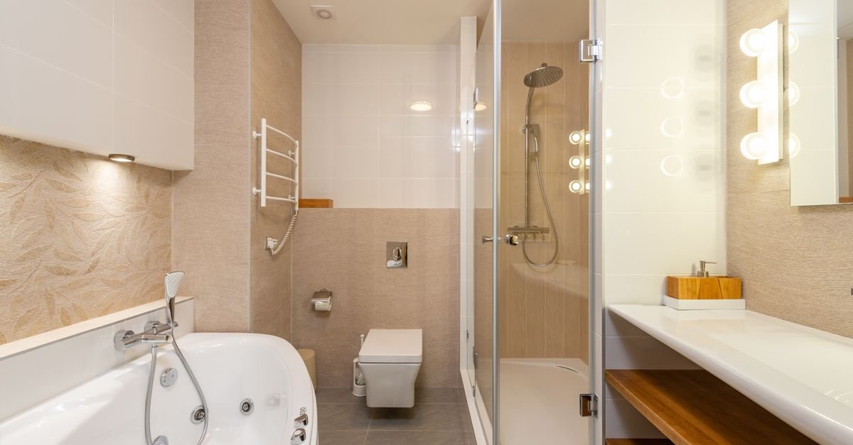 no tub small bathroom - Illustration 1