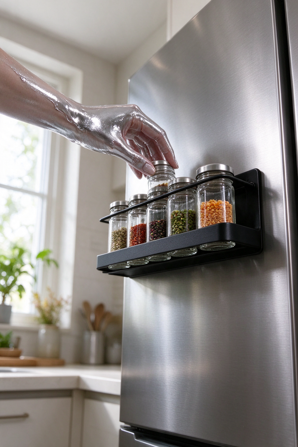 Magnetic Spice: 4 Ultimate Solutions For Amazing Kitchen Organization 2026 2 magnetic spice in action